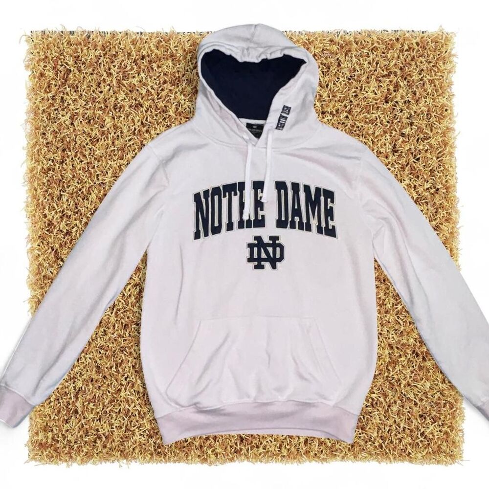 Colosseum Men's Pink and White Hoodie